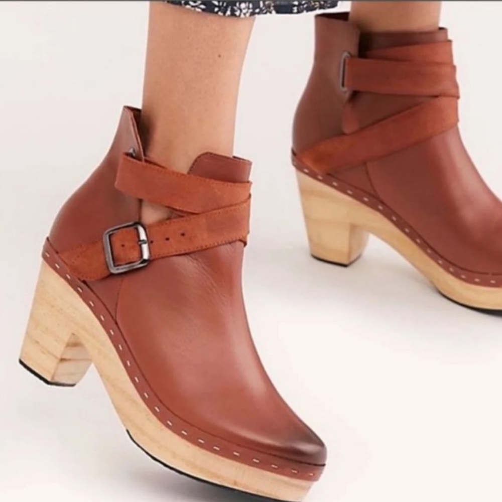 Free People Bungalow Clog Boots EU 38, US 7.5-8